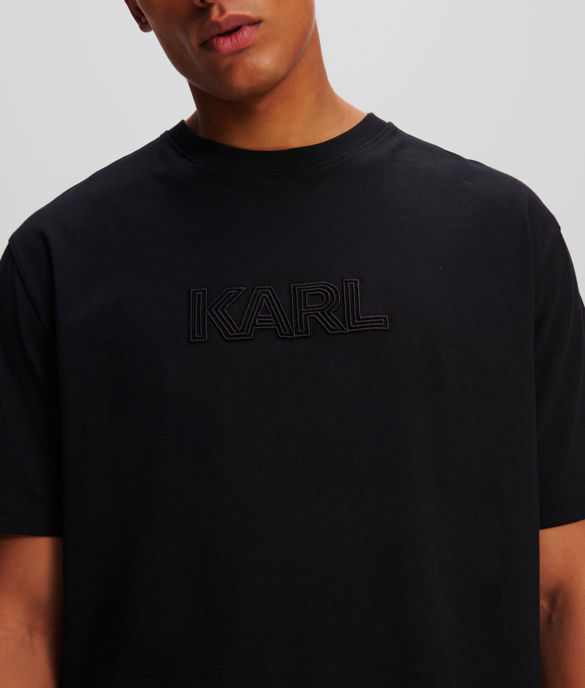 (image for) Premium-Grade KARL LOGO ART DECO T-SHIRT